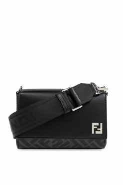 Fendi CZARNY Torba na ramię `Squared`