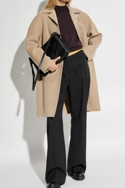 Fendi FIOLETOWY Sweter z potrójnymi ściągaczami