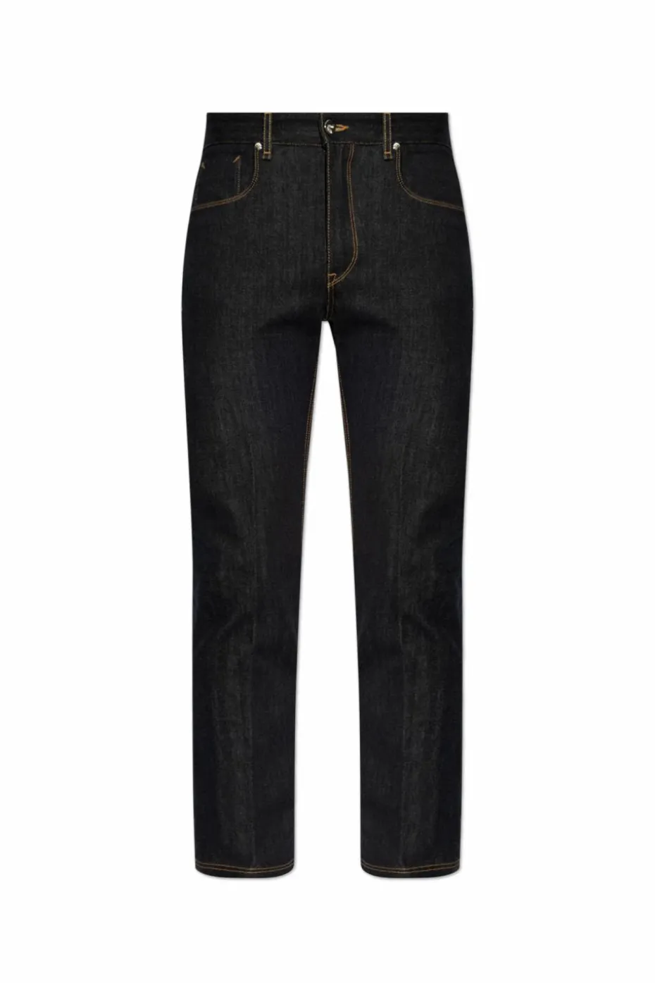 Fendi GRANATOWY Jeansy z logo