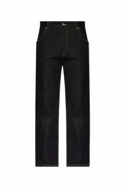 Fendi GRANATOWY Jeansy z logo