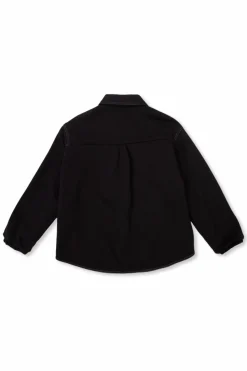 Fendi Kids CZARNY Dwustronna kurtka z logo