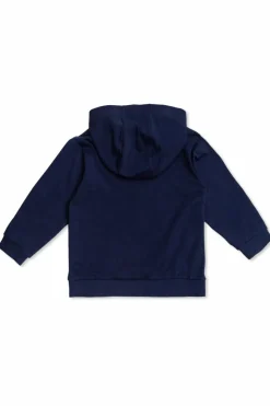 Fendi Kids GRANATOWY Bluza z logo