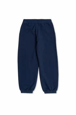 Fendi Kids GRANATOWY Spodnie dresowe z wyszytym logo