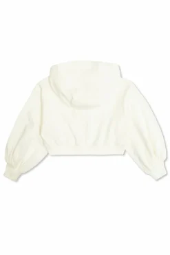 Fendi Kids kremowy Bluza z logo