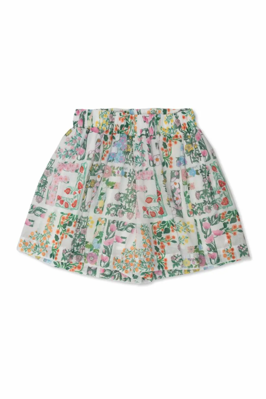 Fendi Kids MULTIKOLOR Szorty z motywem kwiatowym