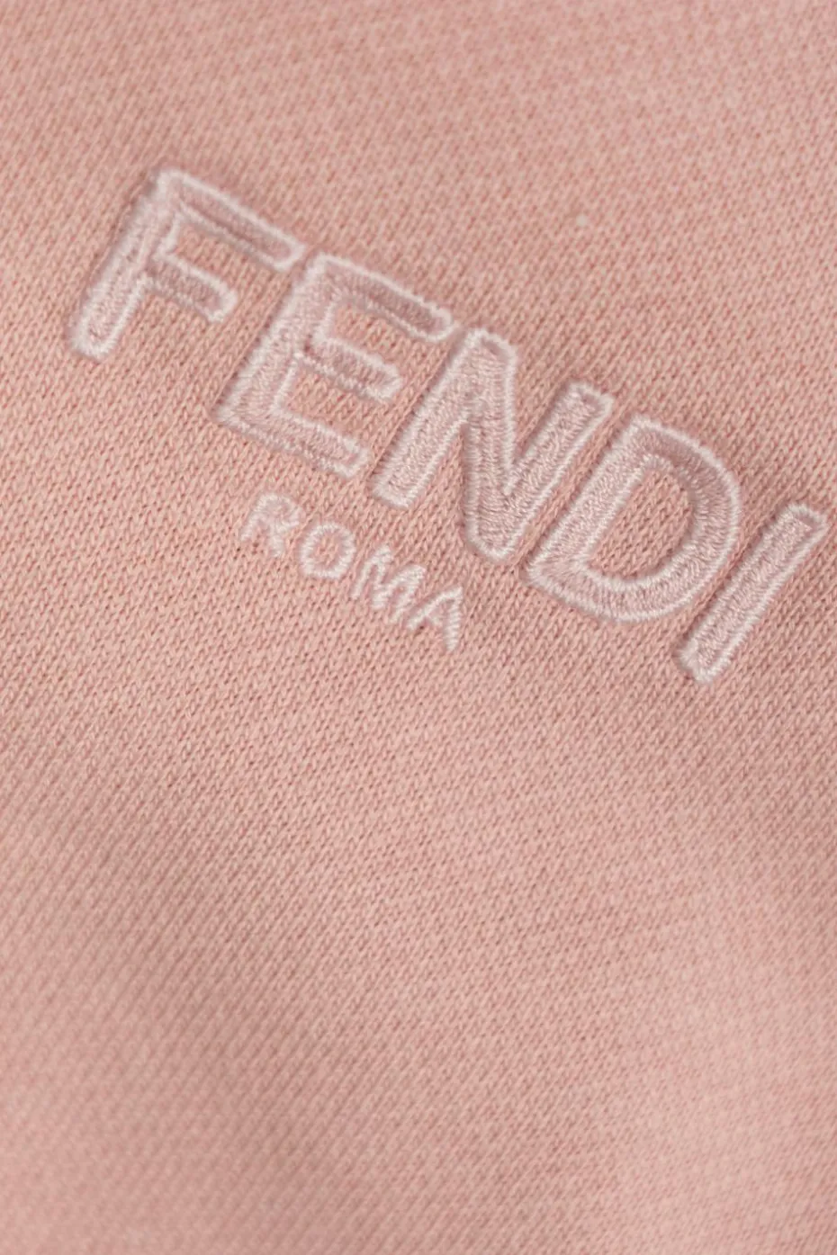 Fendi Kids RÓŻOWY Bluza z kapturem