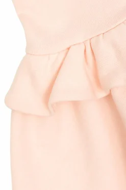 Fendi Kids RÓŻOWY Sukienka z falbaną