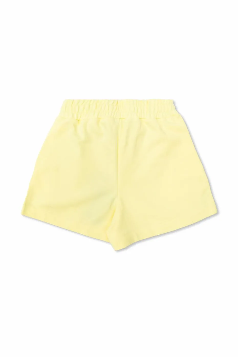 Fendi Kids ŻÓŁTY Szorty z wyszytym logo