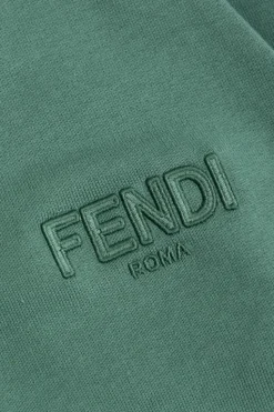 Fendi Kids ZIELONY Spodnie dresowe