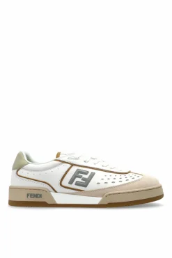 Fendi kremowy Buty sportowe