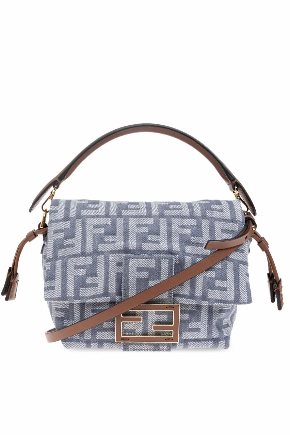 Fendi NIEBIESKI Torba do ręki `Mamma Small