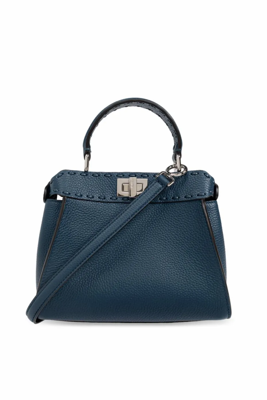 Fendi NIEBIESKI Torba do ręki ‘Peekaboo Mini’