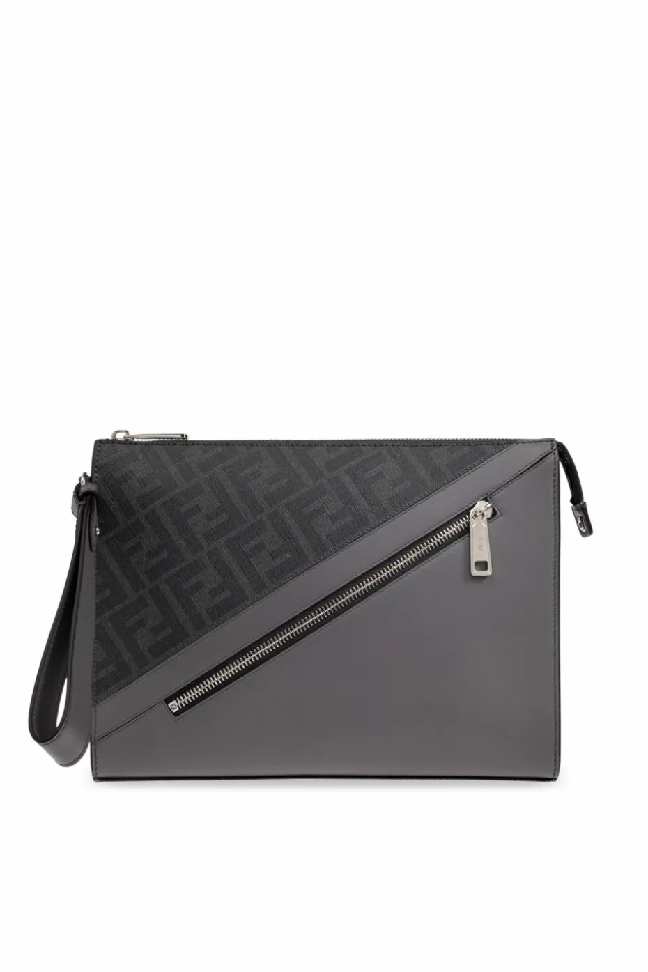 Fendi SZARY Torba do ręki `Diagonal`
