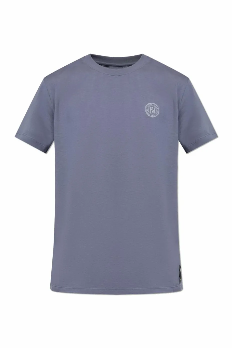 Fendi SZARY T-shirt z logo