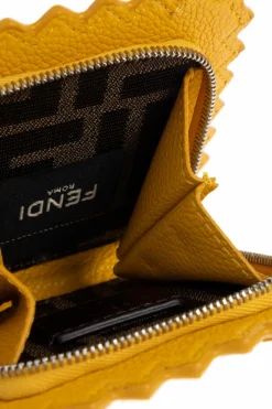 Fendi ŻÓŁTY Zawieszka do torby w kształcie ravioli