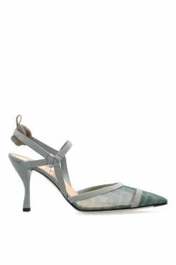 Fendi ZIELONY Buty na obcasie