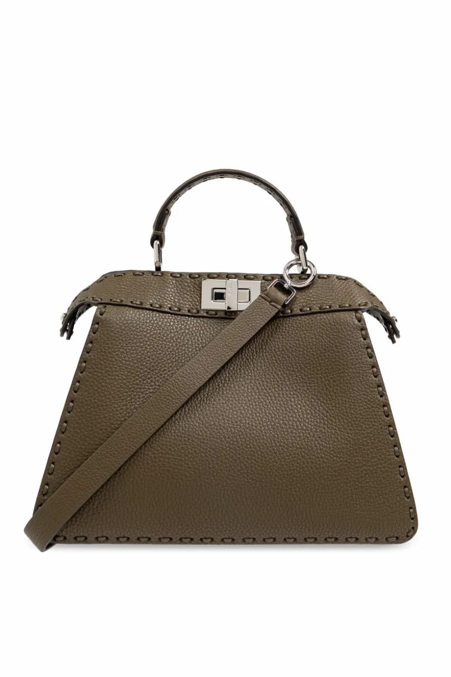 Fendi ZIELONY Torba na ramię `Small Peekaboo`