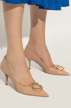 FERRAGAMO beżowy Buty na obcasie `Lara`
