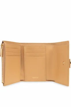 FERRAGAMO beżowy Skórzany pasek