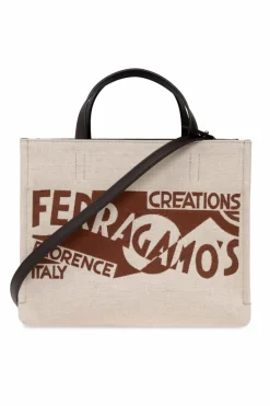 FERRAGAMO beżowy Torba typu `shopper`