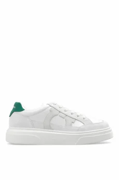 FERRAGAMO BIAŁY Buty sportowe ‘Cassina’