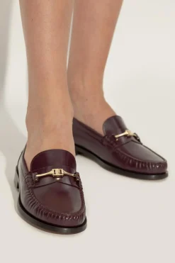 FERRAGAMO BORDO Buty `Harry` typu `loafers`
