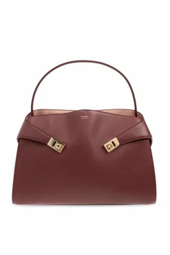 FERRAGAMO BORDO Torba do ręki `Hug Medium`
