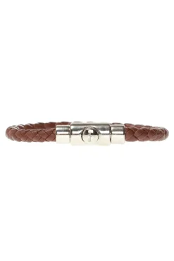 FERRAGAMO BRĄZOWY Bransoleta z logo
