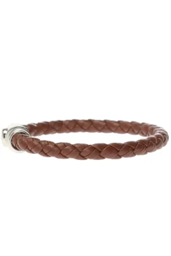 FERRAGAMO BRĄZOWY Bransoleta z logo