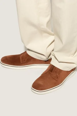 FERRAGAMO BRĄZOWY Buty `Alfie`