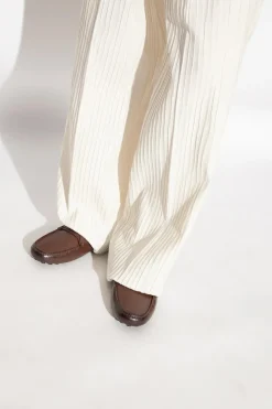 FERRAGAMO BRĄZOWY Mokasyny ‘Florin’