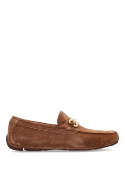 FERRAGAMO BRĄZOWY Mokasyny `Parigi New`