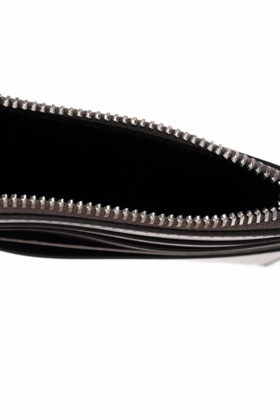 FERRAGAMO BRĄZOWY Skórzane etui na karty