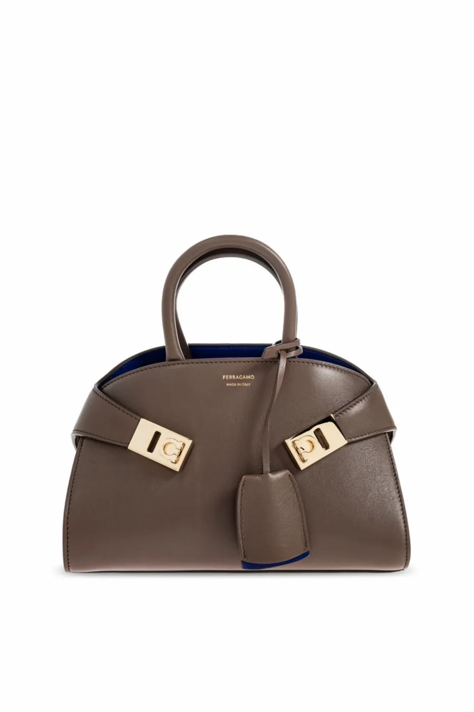 FERRAGAMO BRĄZOWY Torba do ręki `Hug Mini`