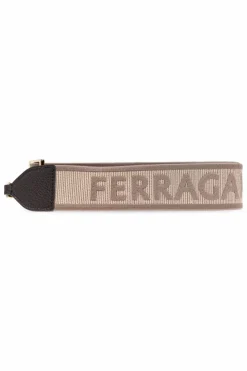FERRAGAMO BRĄZOWY Torba na ramię `Noth-South Hobo Medium`