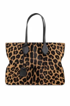 FERRAGAMO BRĄZOWY Torba `Star Medium` typu `shopper`