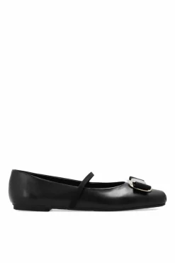 FERRAGAMO CZARNY Baleriny ‘Zina’