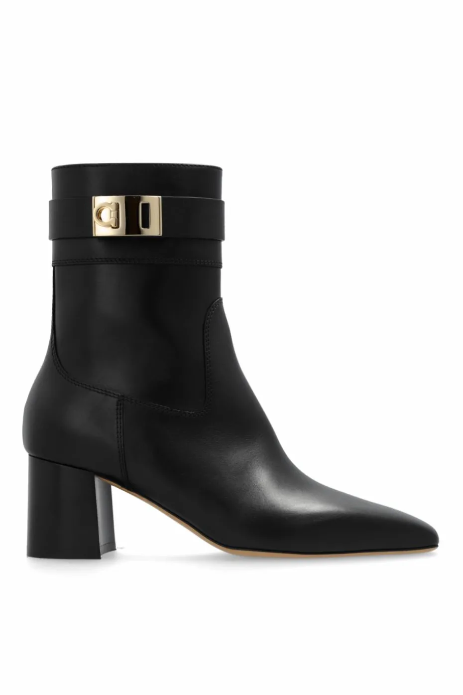 FERRAGAMO CZARNY Botki ‘Rol’