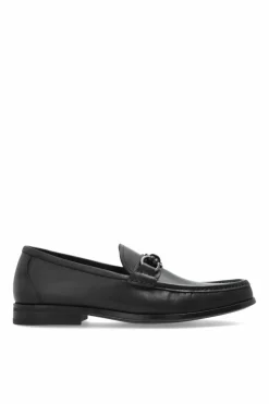 FERRAGAMO CZARNY Buty `Alain` typu `loafers`