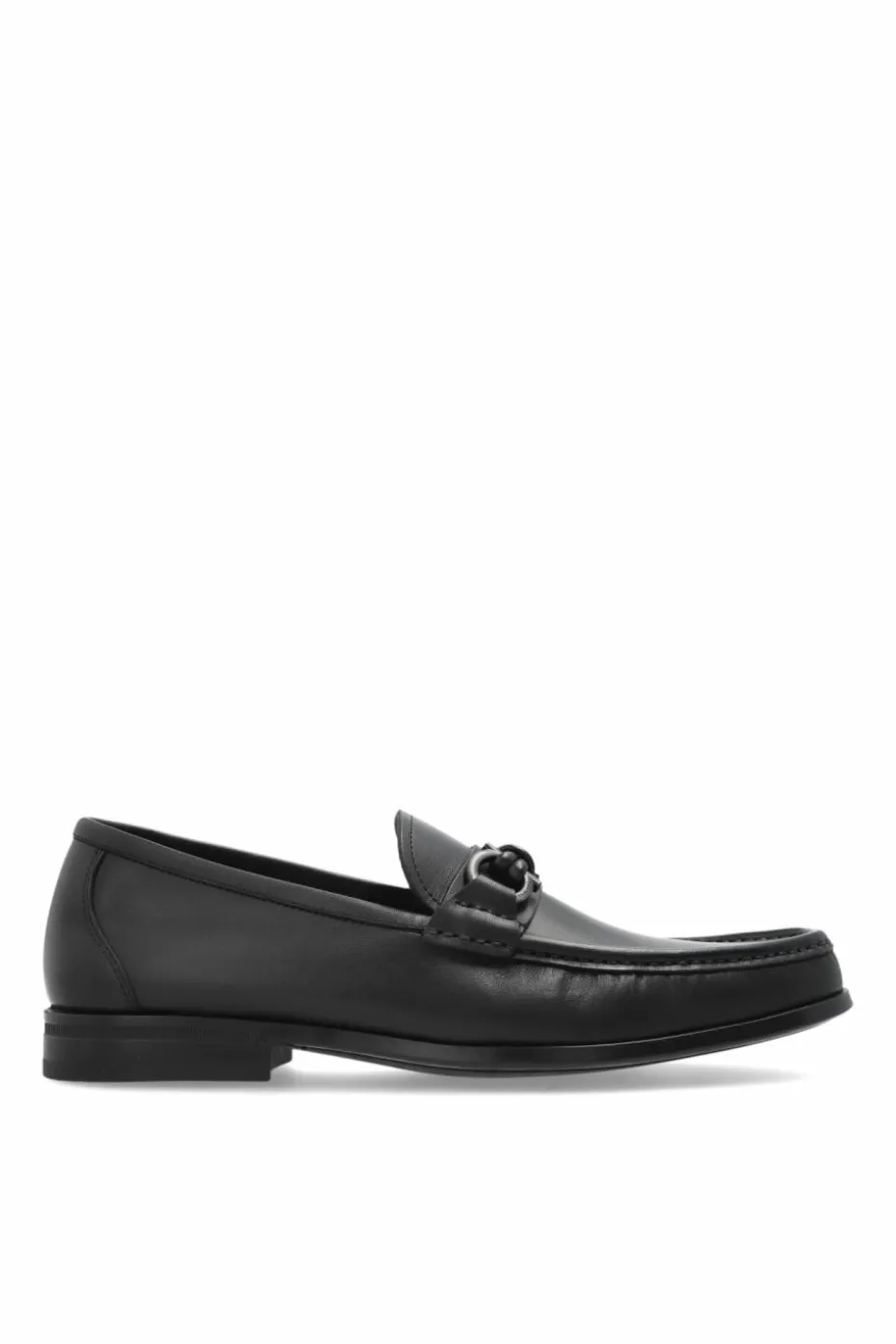 FERRAGAMO CZARNY Buty `Alain` typu `loafers`