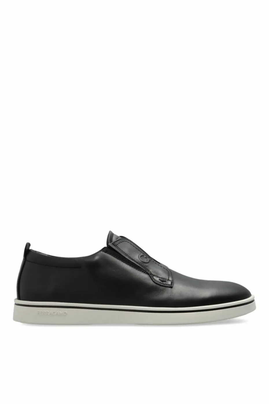 FERRAGAMO CZARNY Buty `Alfie`