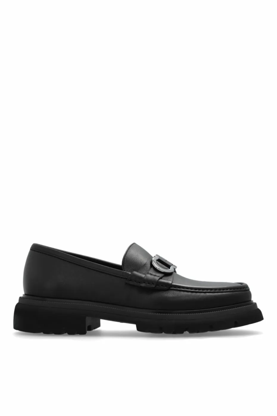 FERRAGAMO CZARNY Buty `Cocoon` typu `loafers`