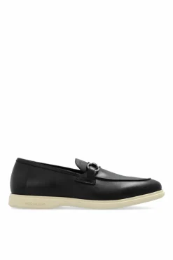 FERRAGAMO CZARNY Buty `Cosimo` typu `loafers`