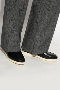 FERRAGAMO CZARNY Buty `Cosimo` typu `loafers`