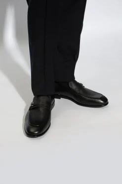FERRAGAMO CZARNY Buty ‘Desio’ typu ‘loafers’