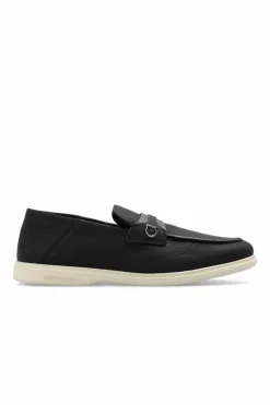 FERRAGAMO CZARNY Buty ‘Drame’ typu ‘loafers’