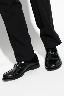 FERRAGAMO CZARNY Buty ‘Fort’ typu ‘loafers’