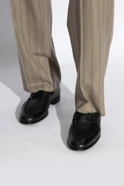 FERRAGAMO CZARNY Buty `Foster` typu `loafers`
