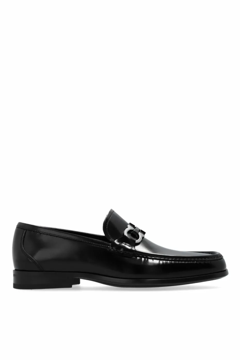 FERRAGAMO CZARNY Buty `Grandioso` typu `loafers`