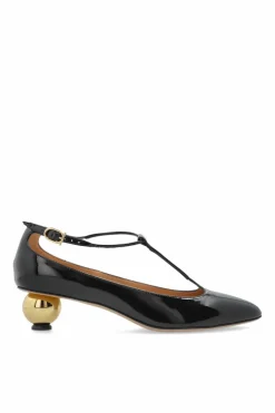 FERRAGAMO CZARNY Buty na obcasie `Tania`